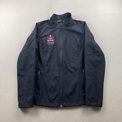Loma Linda University Jacket Womens XS Black Softshell Zip Health Medical School