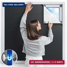 Magnetic Blackout Window Cover with Strong Magnets - 105"x58" Portable Blackout