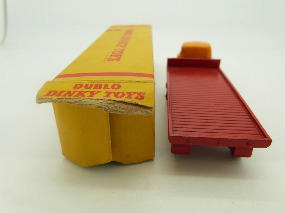 Dinky Dublo 072 Bedford Articulated Flat Truck in original box - Image 4 of 4