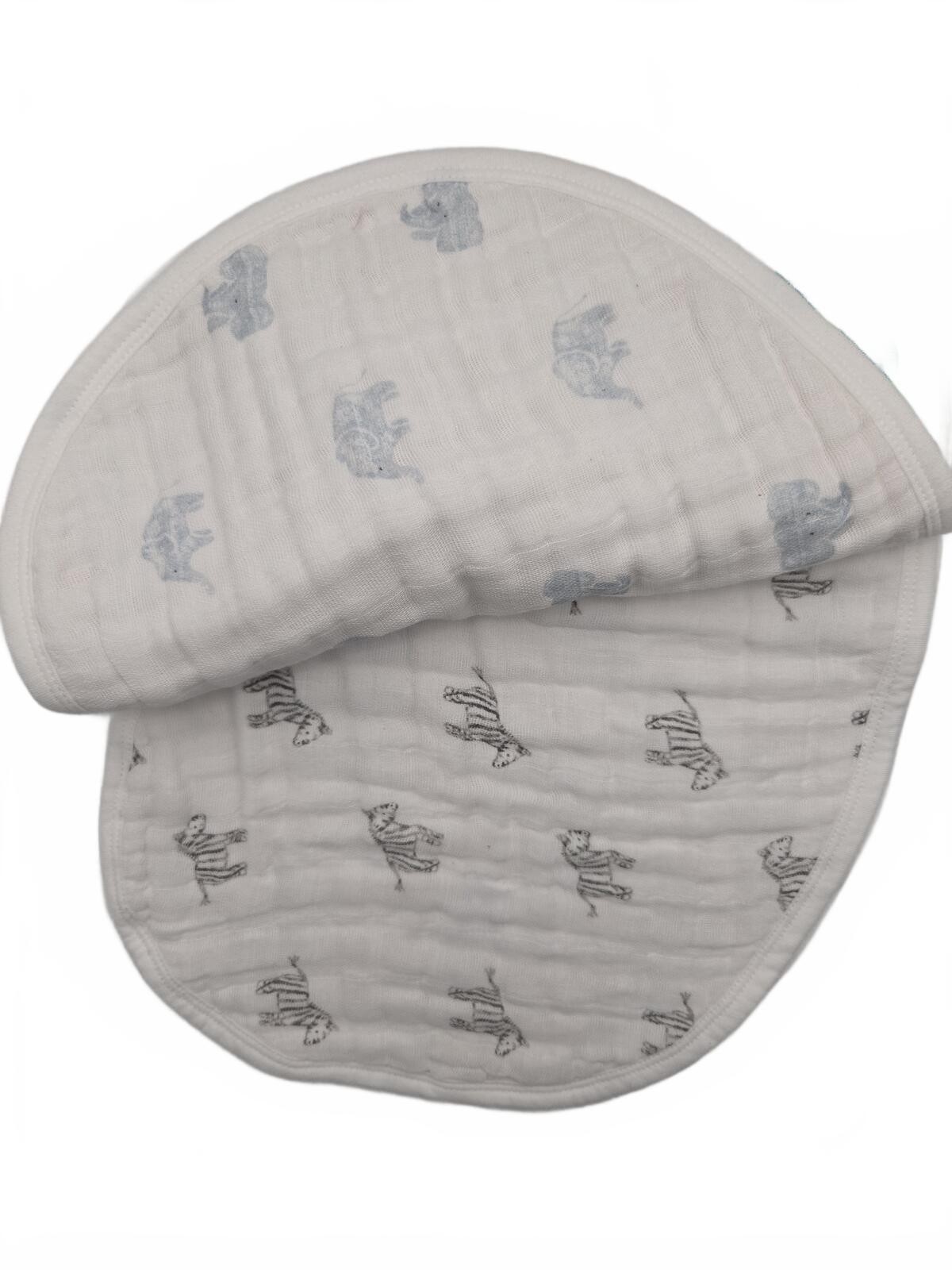 aden + anais Organic Muslin Burpy Bibs Set image 3