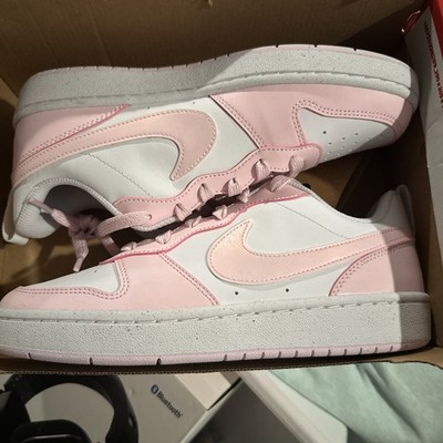 Nike Court Borough Low Recraft GS Shoes White Pink Foam Size 7Y DV5456-105