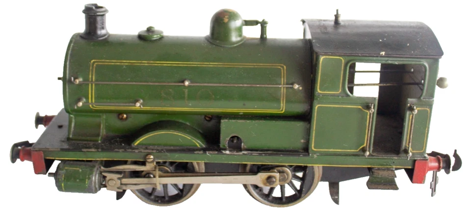 Tanque loco "Peckett" calibre 1 Bassett-Lowke de 1910 (c.1910-1918) - raro Foto 4 de 4