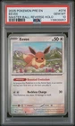 Pokemon Eevee Prismatic Evolutions Master Ball Reverse Holo #074 PSA 10 Gem Mint