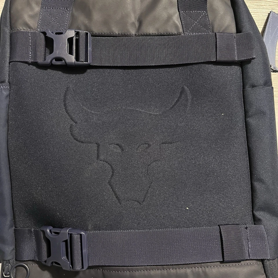 Unisex Under Armour Project Rock Box Duffle Backpack Bag Blue Gym 1378417 410 - Image 3 of 4