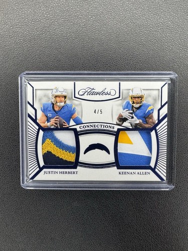 2023 National Treasures Justin Herbert Keenan Allen Connections 4/5