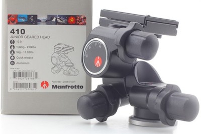 [ Top MINT in BOX ] Manfrotto 410 Geared Junior Head From JAPAN