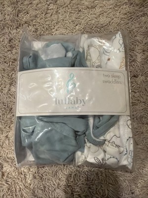 Brand New Lullaby Lane Sleep Swaddles 2 Pk
