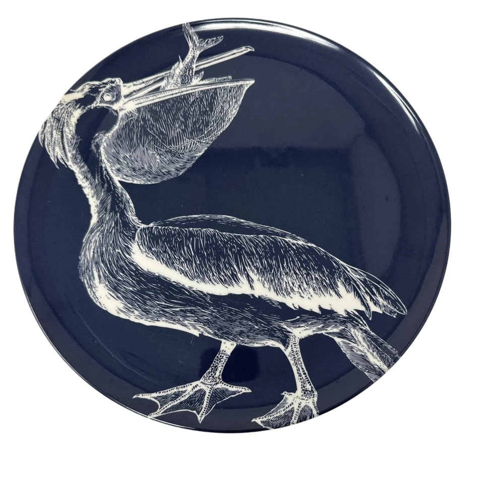 Lote de 10 Juego de Platos de Cena Thomas Paul Scrimshaw Melamina Náutica 11" Foto 3 de 4