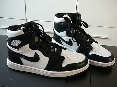 Nike Air Jordan 1 Retro High Gr. 39 schwarz weiß Black & White Panda