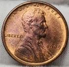 1909 VDB 1C RB Lincoln Cent- Choice Uncirculated, Attractive Toning - LC -0930