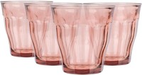 Duralex Picardie Trinkglas Wasserglas Saftglas 250Ml Glas Rosa 4 StüCk