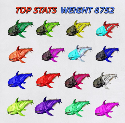 ARK Survival Ascended ASA PVE Dunkleosteus TOP STATS  (Dunkleo/Dunkie/Dunky)