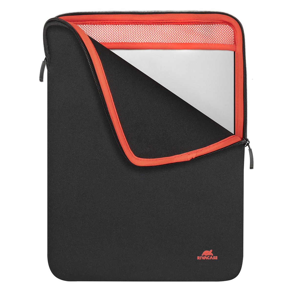 Housse MacBook 13 pouces Rivacase noire pour sac à dos urbain - 2