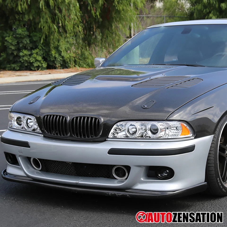 Fit 1996-2003 BMW E39 525i 528i 540i LED Halo Projector Headlights Left+Right - Imagem 3 de 4