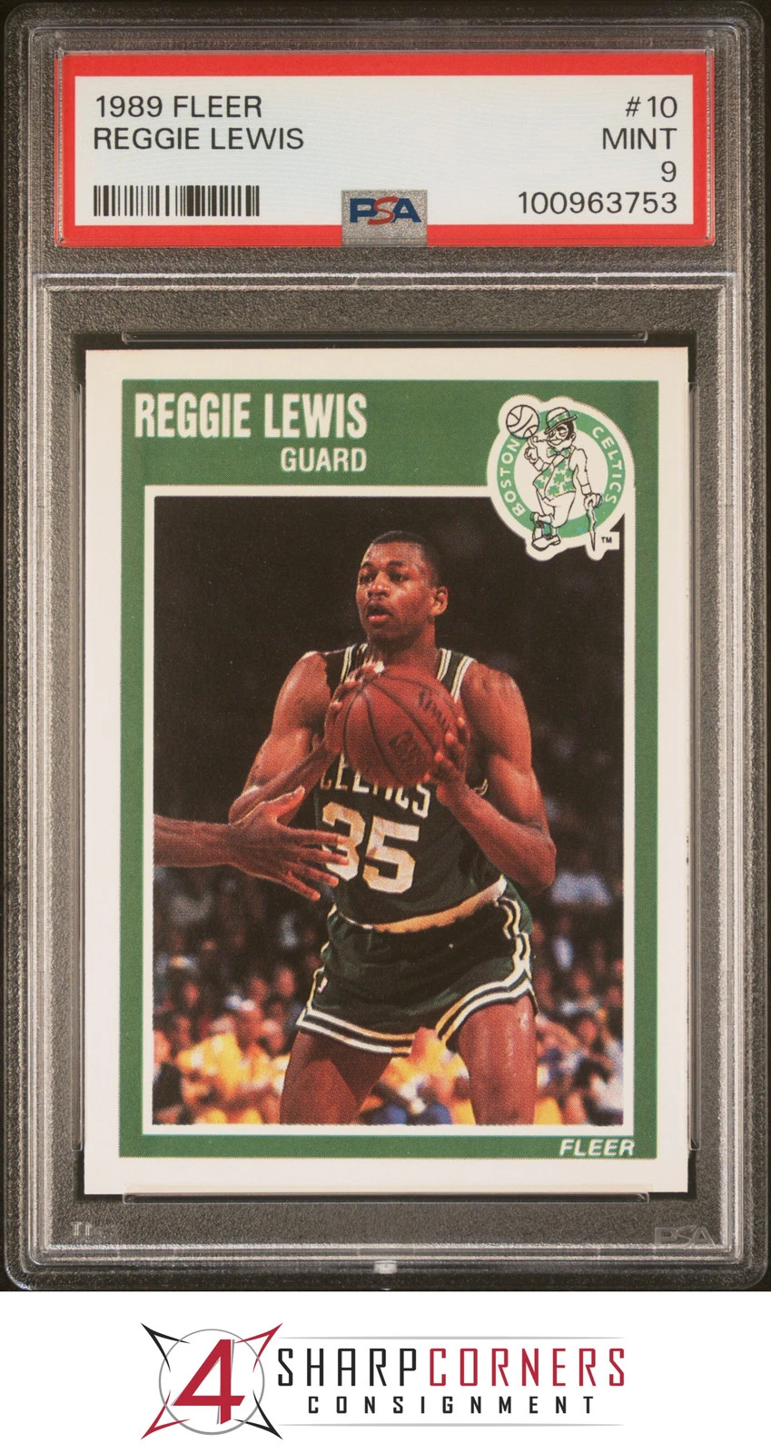 Reggie Lewis trading card