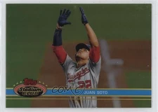 2021 Topps Stadium Club Chrome 1991 Design Variation Refractor Juan Soto #220