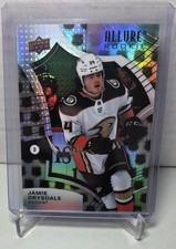 Jamie Drysdale 2021-22 Upper Deck Allure Rookie NHL Shield Parallel Card #142