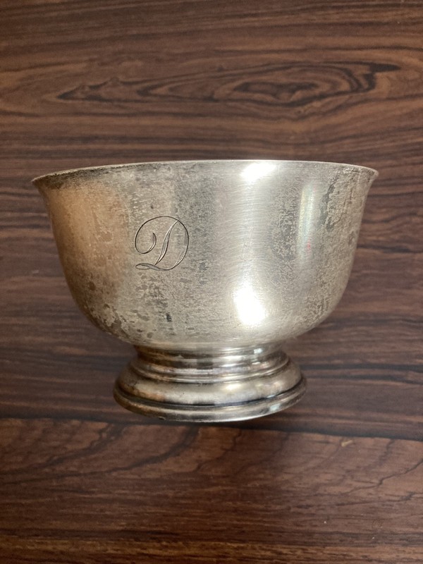 VINTAGE CARTIER PAUL REVERE 5" REPRODUCTION BOWL 181 Grams
