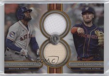 2024 Tribute Dual Relics Players Gold 32/75 Yordan Alvarez Alex Bregman 0h28