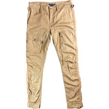 Vintage Ralph Lauren Womens 8 Beige 30 Cargo Tech Riding Pants