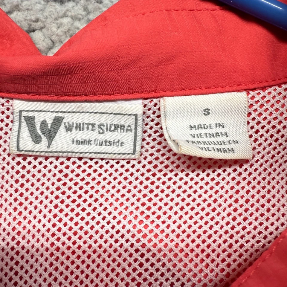 White Sierra Womens Long Sleeve Button Up Outdoor Shirt Top Red Size S - Image 2 of 4