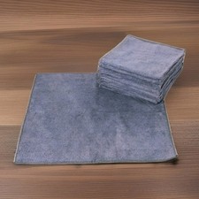 Microfiber Cleaning Cloth Grey - 12 Pcs 12.5"x12.5" - High Performance - 1200