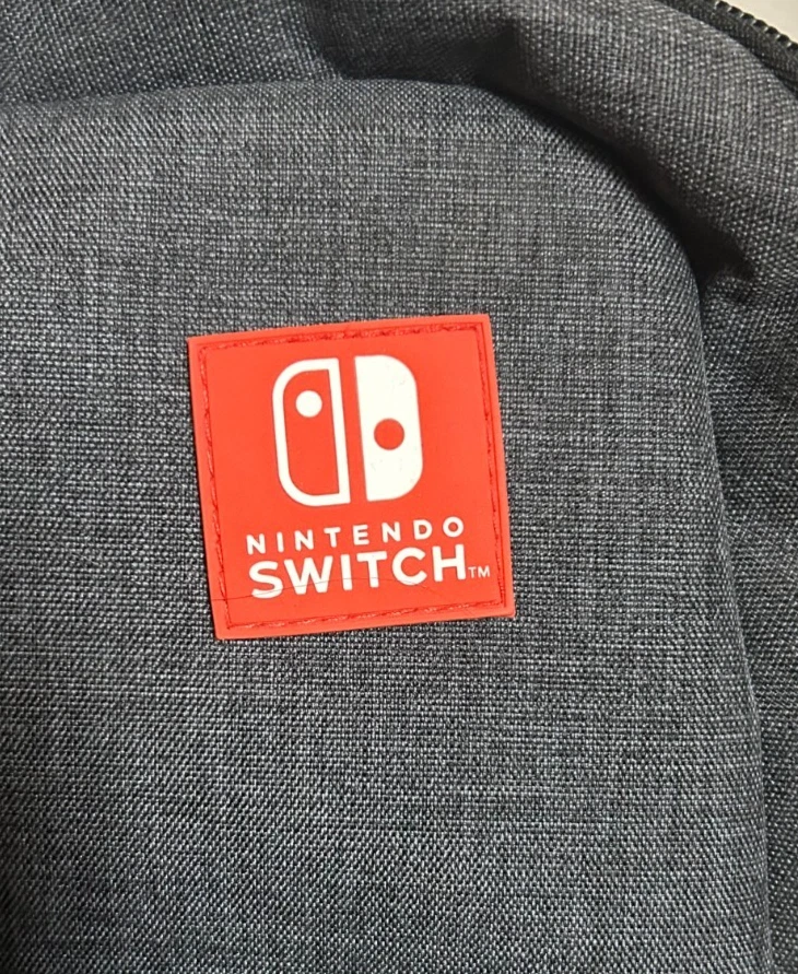 Nintendo Switch Elite Player Gaming Backpack - Charcoal Gray & Black Case - Image 2 of 4