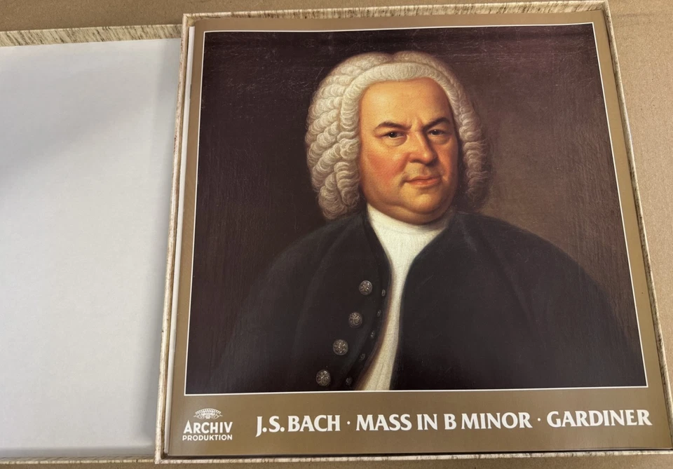 415 514-1 Bach Mass in B Minor John Elliot Gardiner 2 LP box set - Image 3 of 4