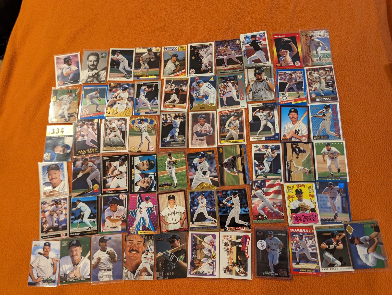 60 Assorted Wade Boggs Assorted Baseball Cards eBay