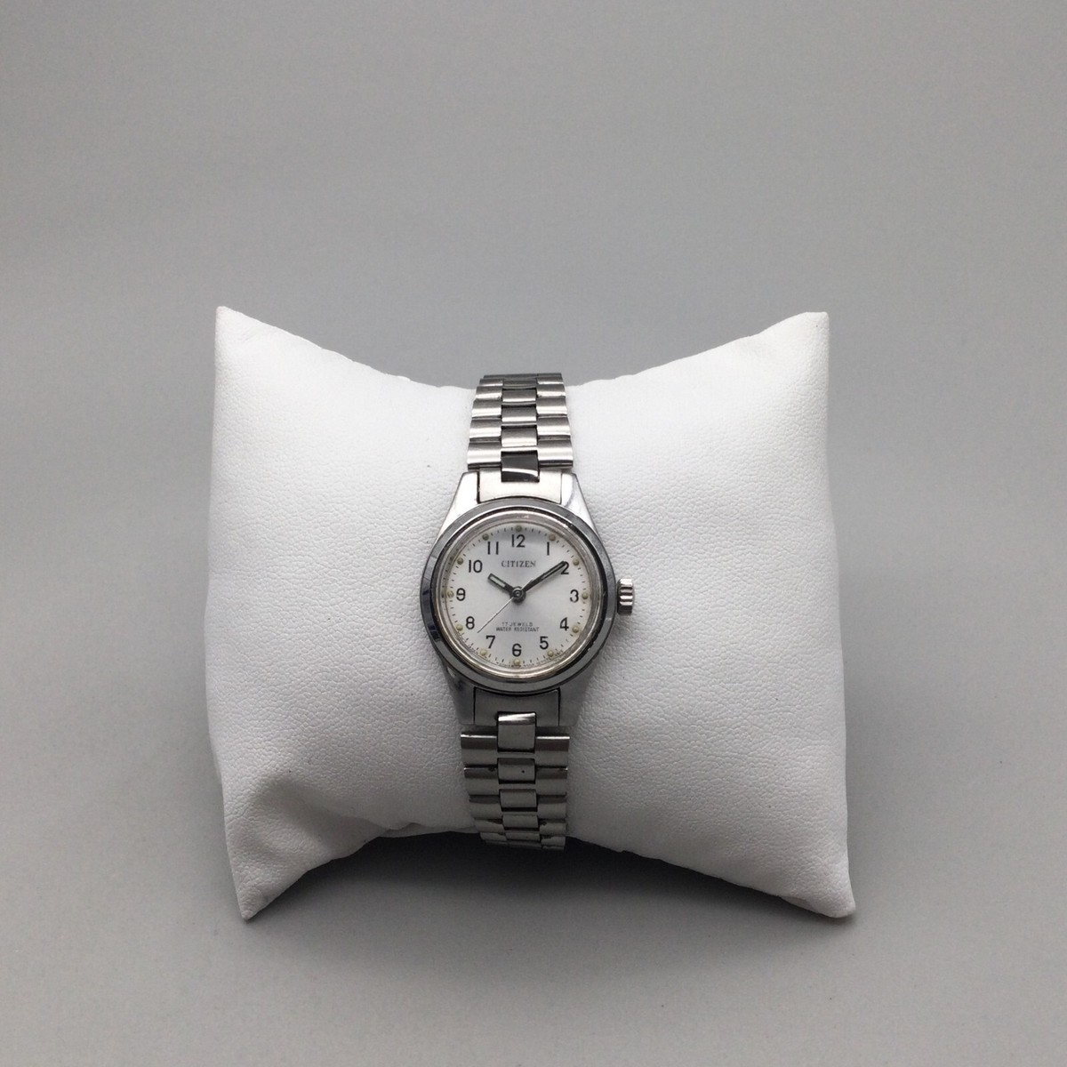 ヴィンテージ　純銀　コンパクト Vintage Citizen Watch Women 23mm Silver Tone 65-2555 Manual Wind