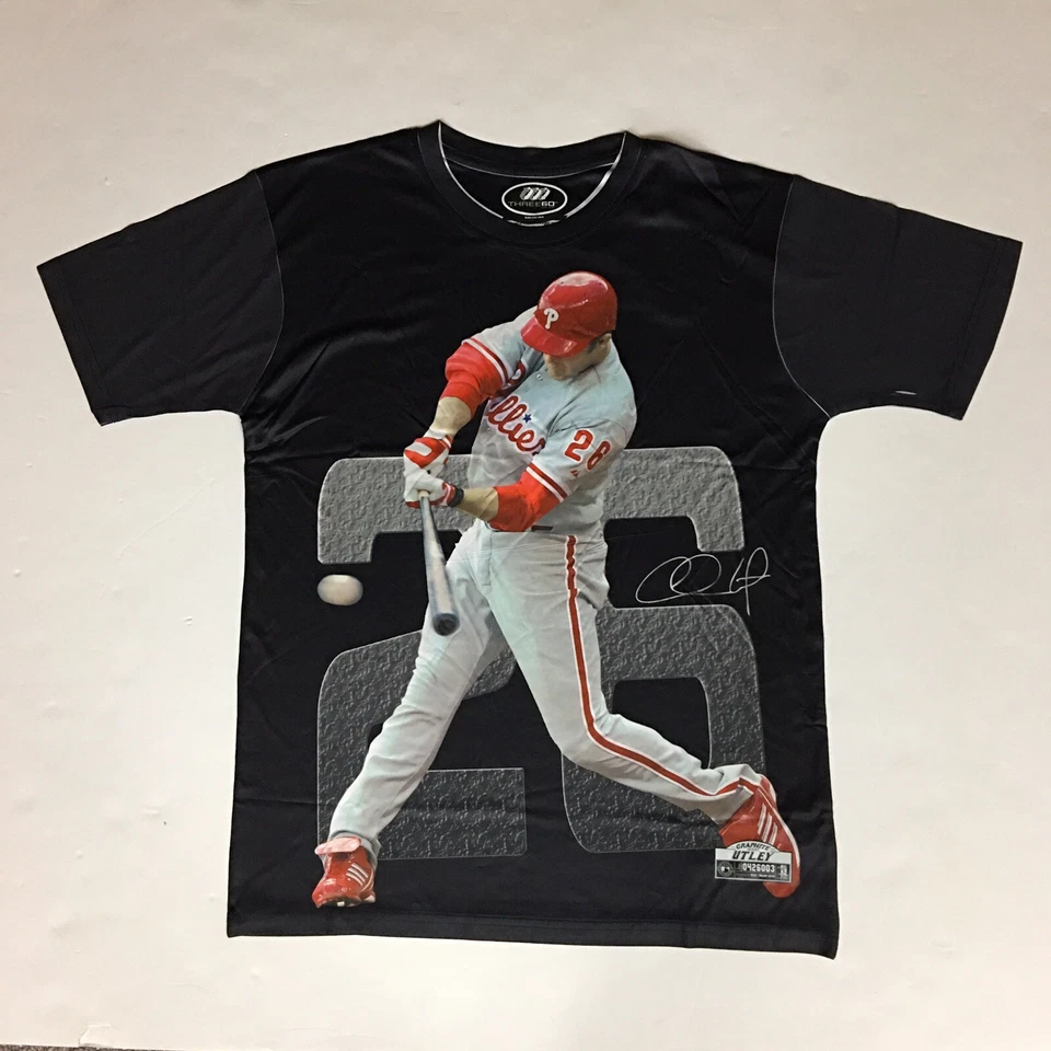Men's CHASE UTLEY Philadelphia Phillies Double-Sided Graphic Polyester Tee-Shirt - Image 2 of 4
