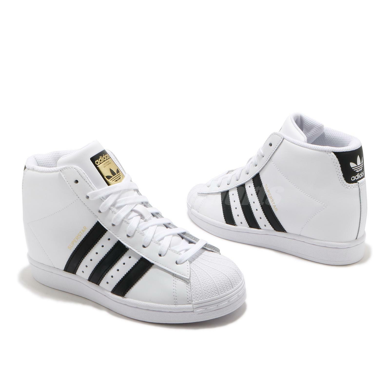 RTG】ADIDAS OG SUPERSTAR UP 白黑 貝殼頭 內增高 皮革 金標 三葉草 經典 女 FW0118 | Yahoo奇摩拍賣