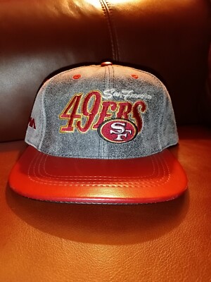NFL 49ers スナップバック ビンテージ キャップ Vintage San Francisco 49ers Swoosh Snapback Hat Blockhead Cap | eBay