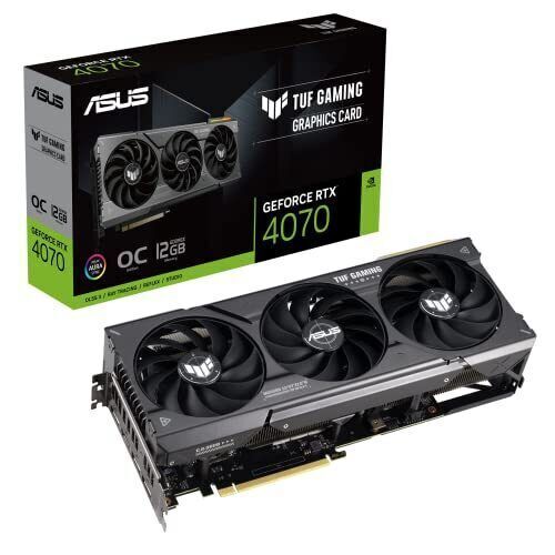 ASUS TUF NVIDIA GeForce RTX 4070 12GB GDDR6X ASUS TUF NVIDIA GeForce RTX 4070 12GB GDDR6X