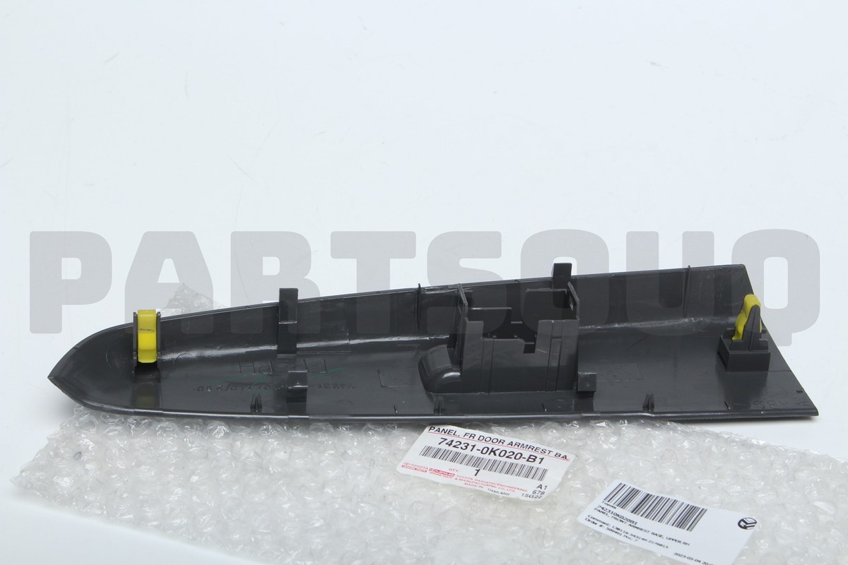 742310K020B1 Genuine Toyota PANEL, FRONT ARMREST BASE, UPPER RH