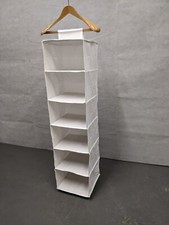 6 Shelf Hanging Wardrobe Storage Organiser Heavy Duty British Army