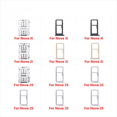Sim Card Socket Slot Tray Micro SD Adapter Container For Huawei Nova 3i 2i 2S
