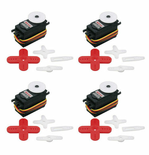 Powerhobby 465MG 24.3 Lbs De Alto Par De Rodamiento De Bolas Dual De Metal Servo Digital .22 Seg/160 Oz @6.0 V Compatible Con Hitec 645- MG / 645 MG - Foto 5