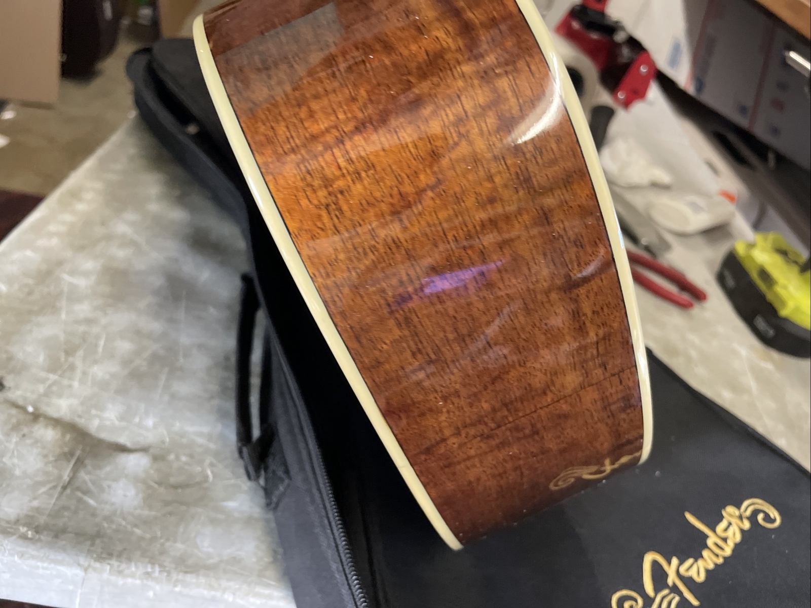 2013 Fender Nohea Koa Tenor Ukulele " Lovely" w/ case Excellent eBay