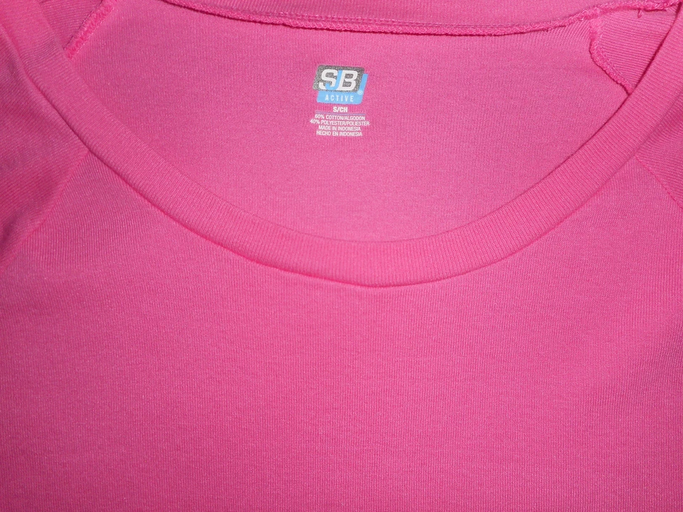 SJB Active Top Women's Sz. Small Pink Floral Graphic Print Short Sleeve T-Shirt - Image 3 of 3