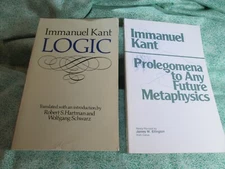 2 Books ~ Immanuel Kant ~ Logic / Prolegomena to Any Future Metaphysics