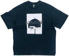 Image of Converse All Star Negative Hoop Tee Street Knit T-Shirt 10021496-001 Men Size M