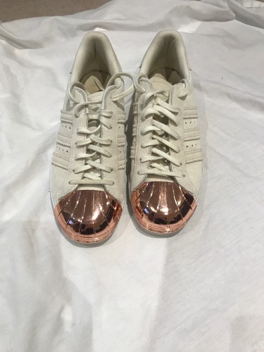 ~ Superstar 80&#039;s Rose Gold Metal Trainers ~ 6 ~ ☆ | eBay