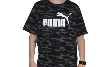 Puma Men's Size 2x Keeps You Dry Active T Shirt Green Camouflage | eBay