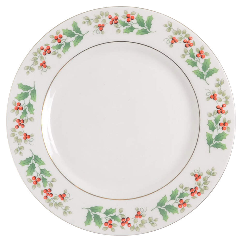 Gibson Designs Christmas Charm-Delight-Holiday-Harmony Salad Plate 6368083