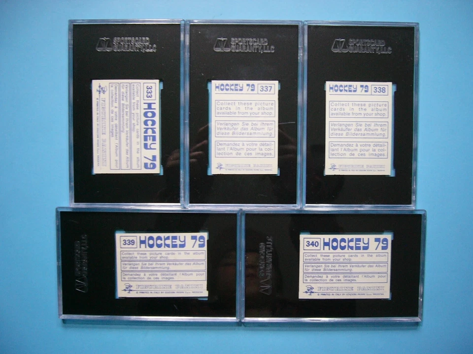 LOTE SET 9 1979 1979/80 PANINI HOCKEY PEGATINAS EQUIPO BELGIUM BELGIE SGC 7 7.5 9 10 Foto 2 de 4