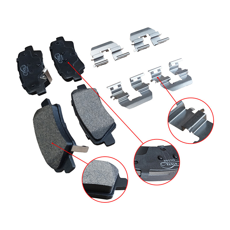 Front Rear Ceramic Brake Pads For 2013 - 2016 Hyundai Veloster Hyundai Elantra