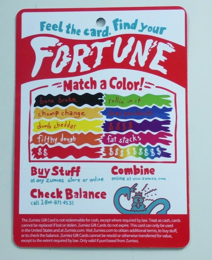 Zumiez 2024 gift card