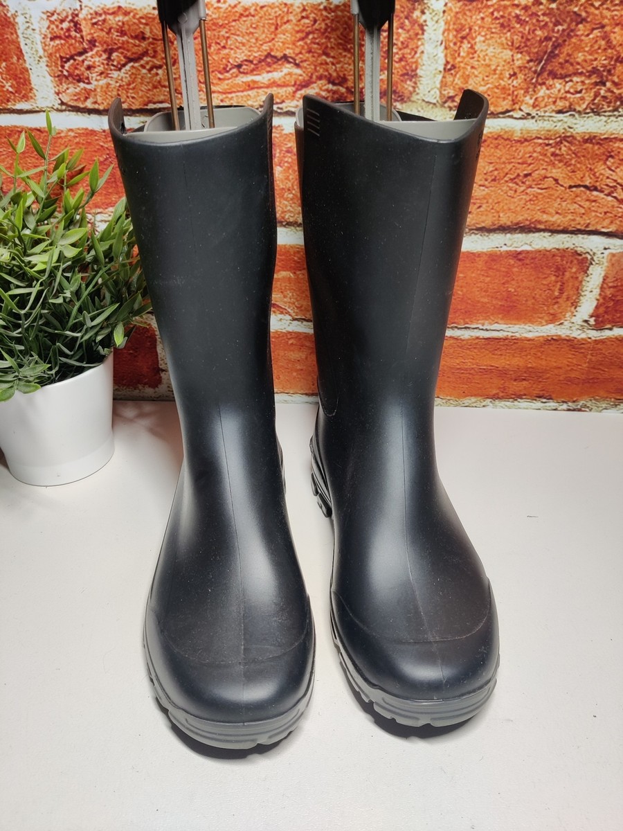 WOMENS SOLOGNAC DECATHLON UK 4-5EU 37-38 BLACK RUBBER WINTER