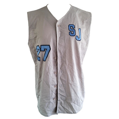 High 5 Sportswear Rosenthal #27 ärmelloses Trikot XL grau USA Made Unisex Sport